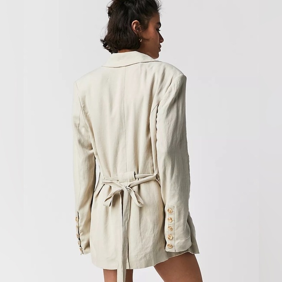 10. Free People Olivia Blazer NWT Size XS - Picture 11 of 14